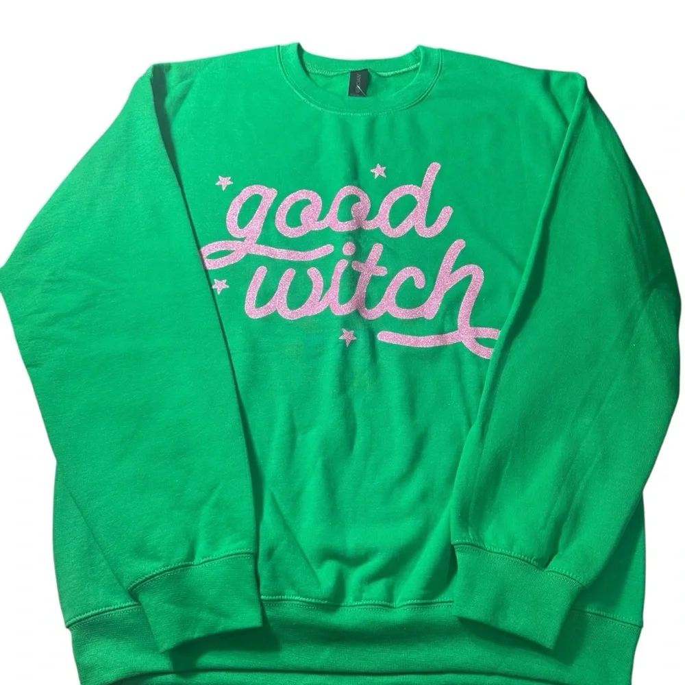 WICKED/"GOOD WITCH" CREW NECK SWEATSHIRT/SIZE:M - Picture 3 of 12